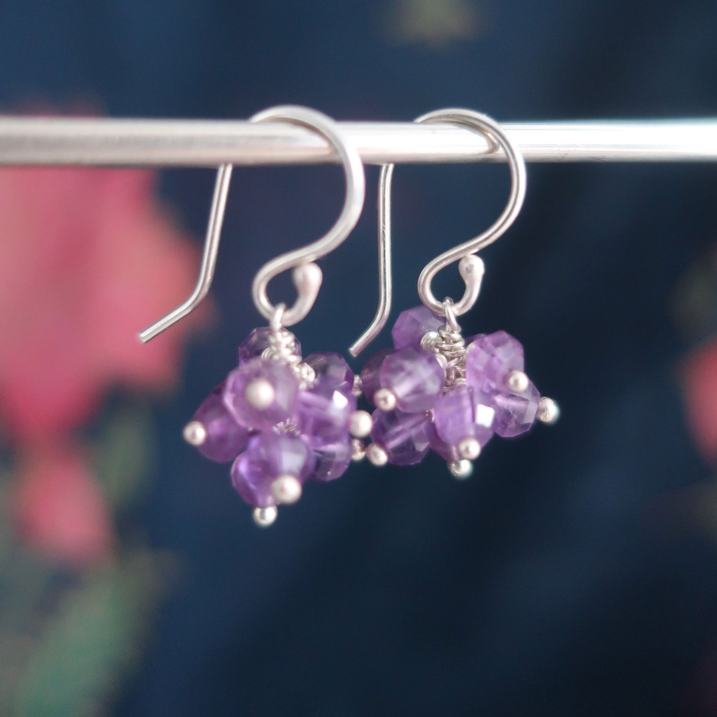 Gemstone Bouquet Earrings