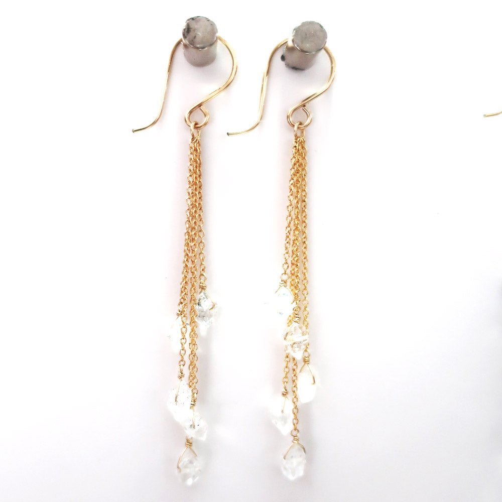 Gemstone Flow Earrings