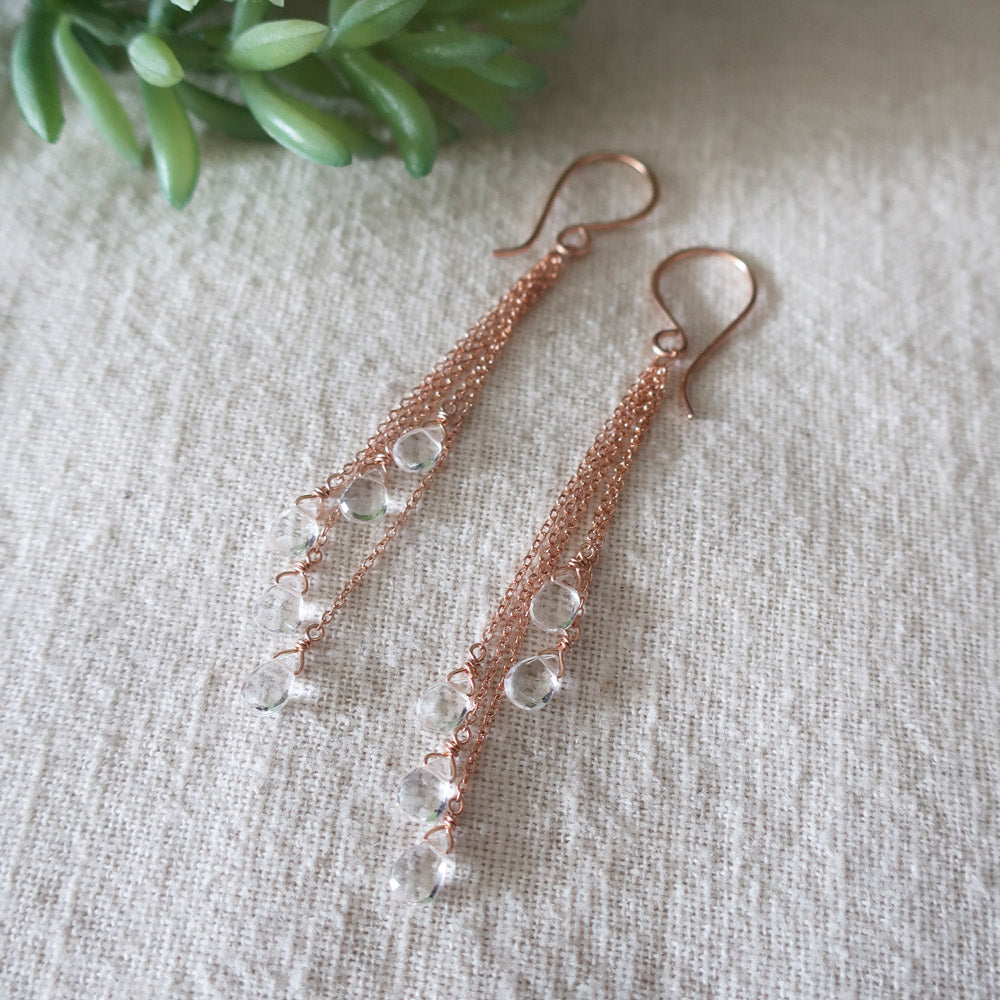 Gemstone Flow Earrings
