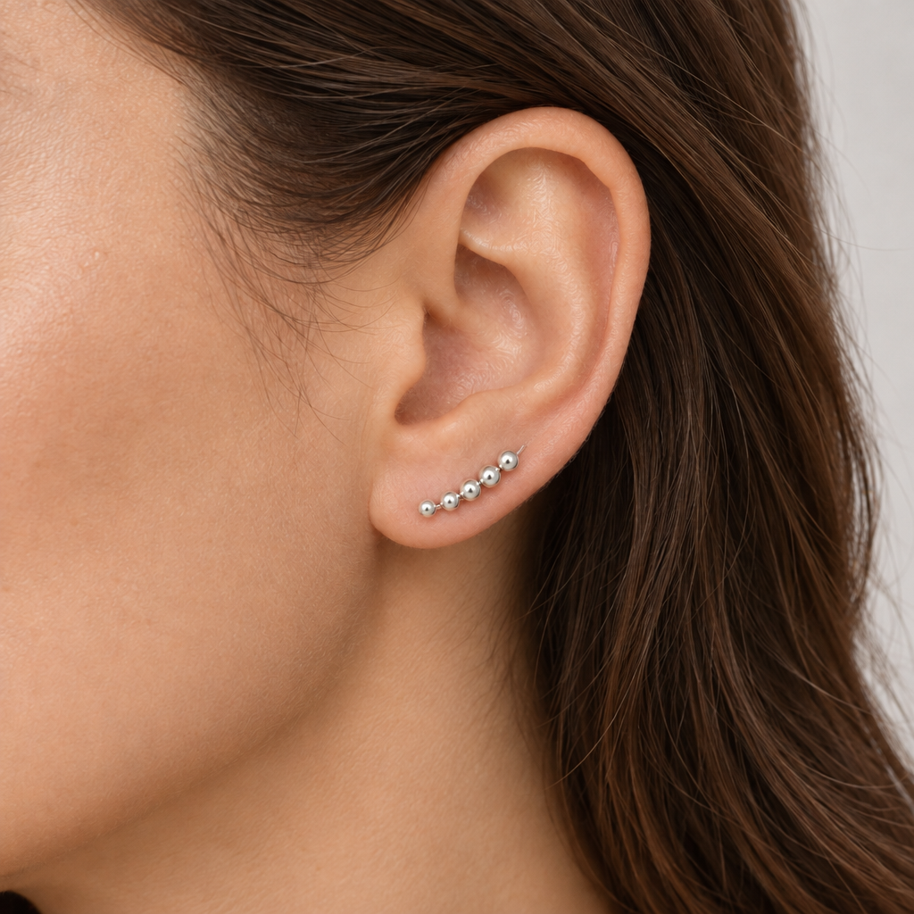 Ellipsis Ear Climbers