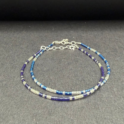 Minimalist Tiny Colorful Bead Bracelets, Delicate Stacking Beaded Bracelet, Handmade Boho Seed Bead Bracelet Jewelry - Gift for Him and Her