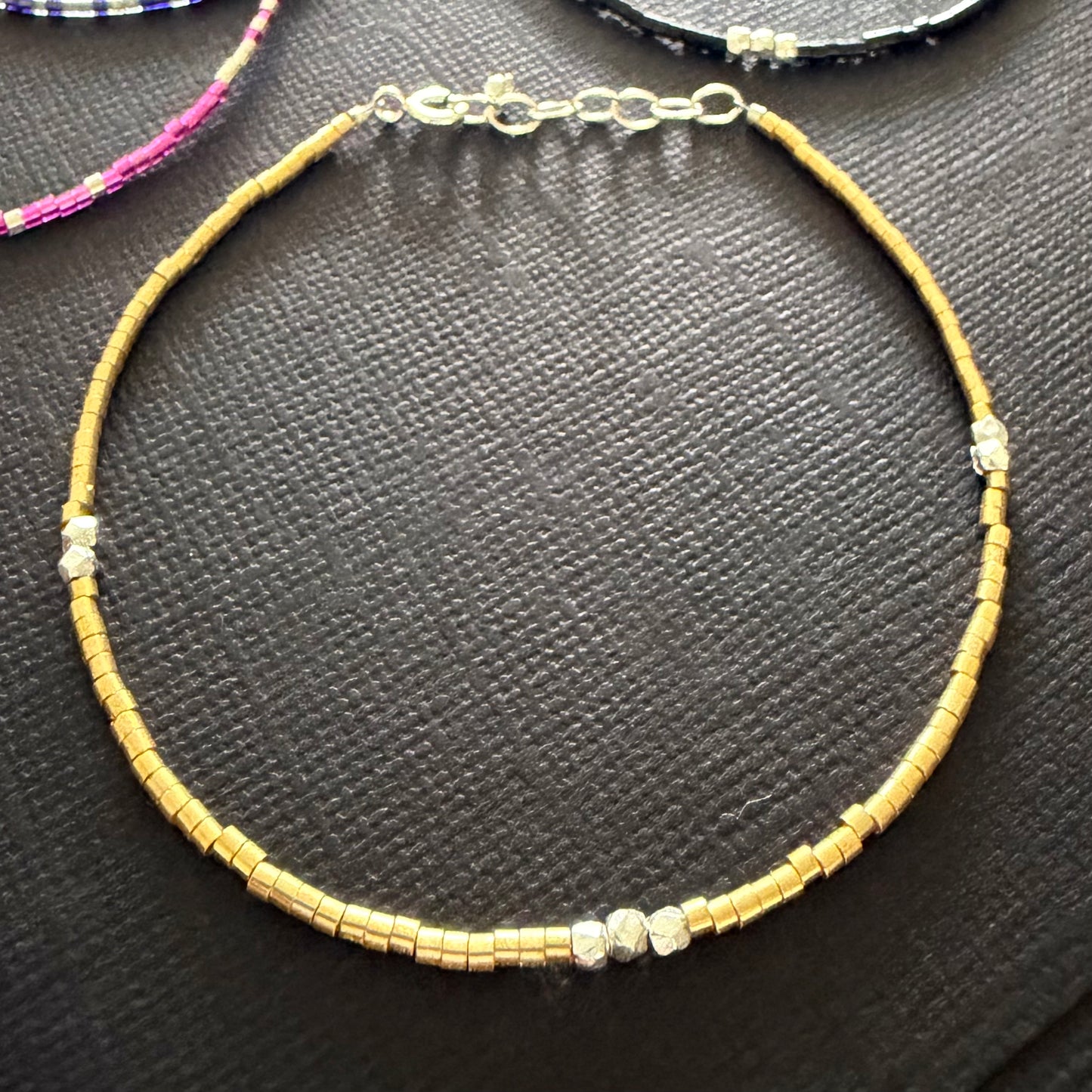 Minimalist Tiny Colorful Bead Bracelets, Delicate Stacking Beaded Bracelet, Handmade Boho Seed Bead Bracelet Jewelry - Gift for Him and Her