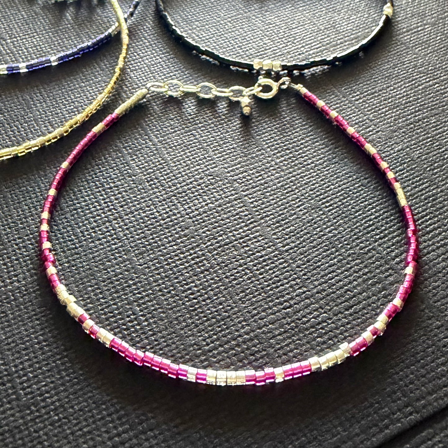 Minimalist Tiny Colorful Bead Bracelets, Delicate Stacking Beaded Bracelet, Handmade Boho Seed Bead Bracelet Jewelry - Gift for Him and Her