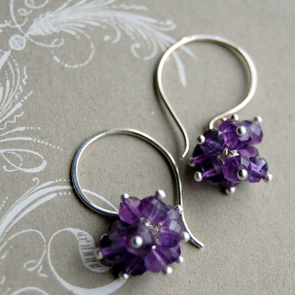 Gemstone Bouquet Earrings