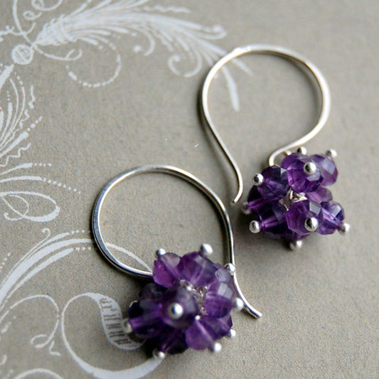 Gemstone Bouquet Earrings