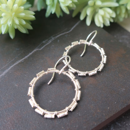 Love Handle Wrapped Hoop Earrings