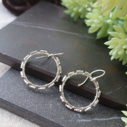 Love Handle Wrapped Hoop Earrings