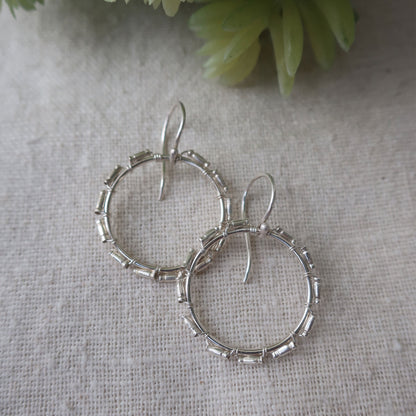 Love Handle Wrapped Hoop Earrings