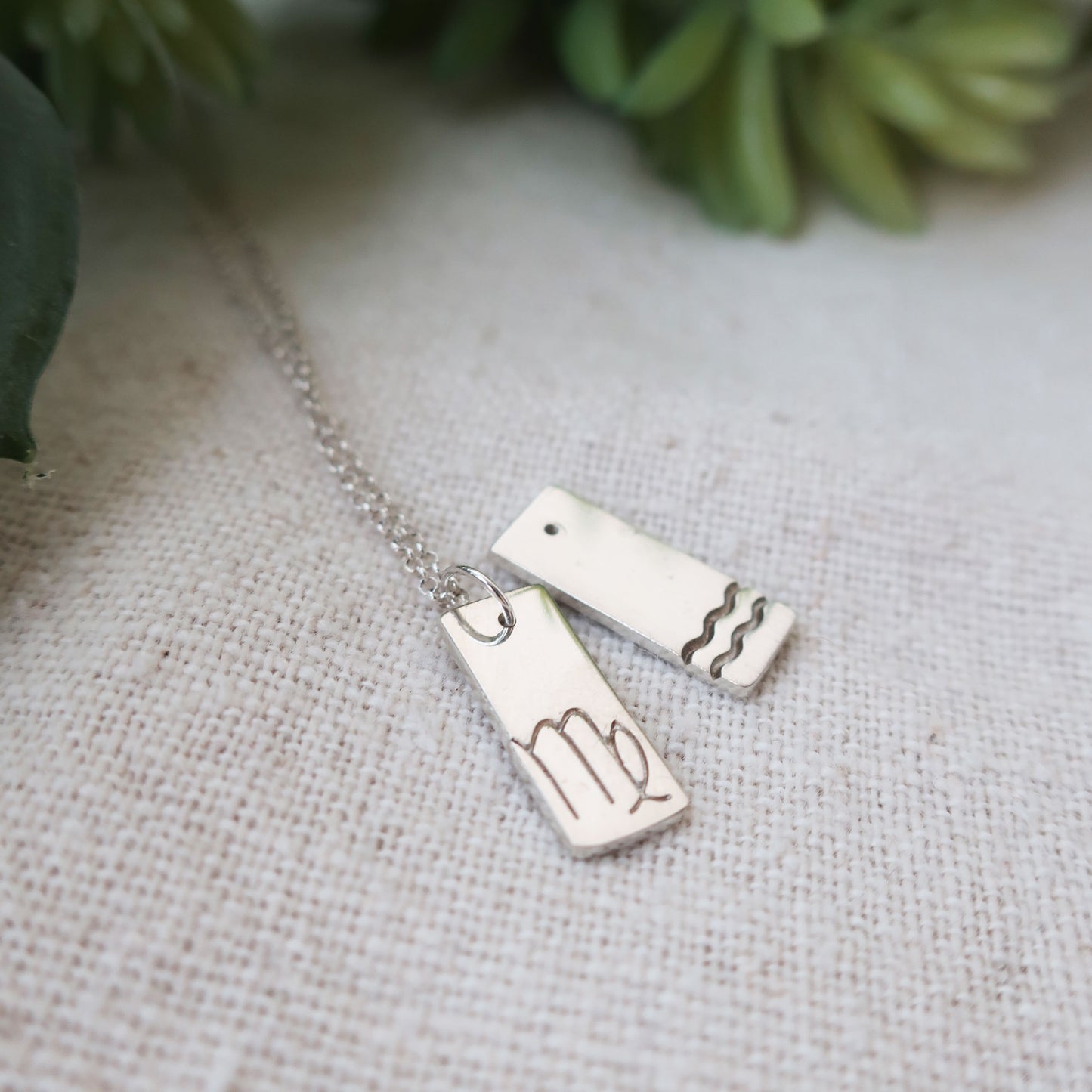 Mini Zodiac Tag Necklace